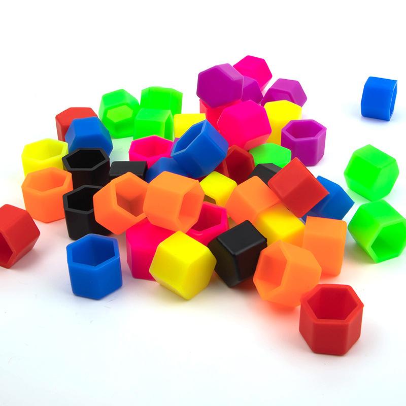 20Pcs/set Silicone Car Tyre Wheel Hub Covers Protection Caps 19/21mm Wheel Nuts Wheel Hub Screw Protector Dust Proof Bolt Cover