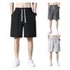 Men Shorts Elastic Waistband Drawstring Design Summer Sport Pants Ultra-Thin Ice Silk Fitness Short Pants