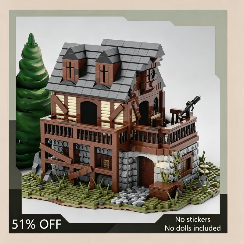 2963PCS Medieval Inn House MOC Building Blocks Architecture DIY Assembly Creative Toy Collection Display Educational Gift