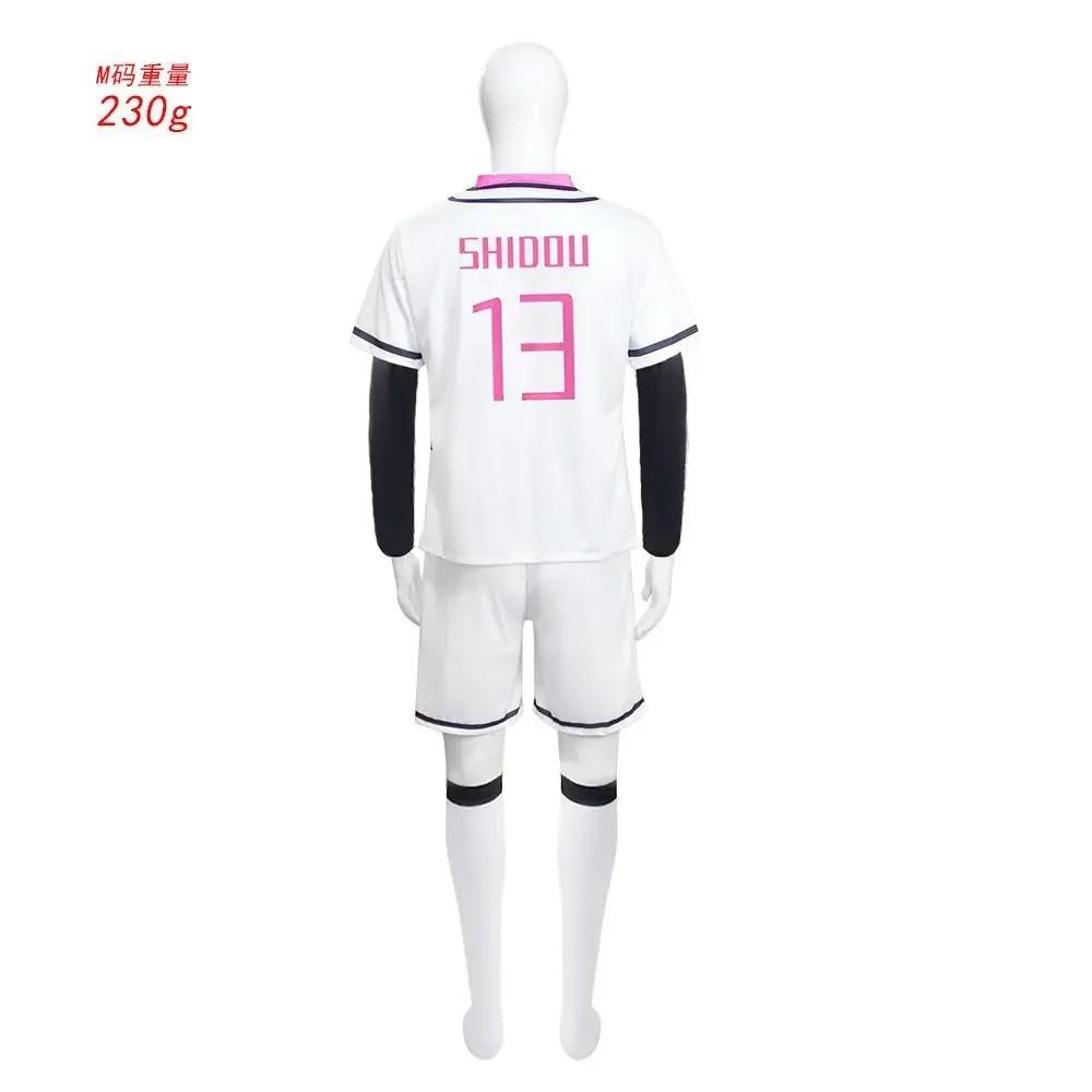 Anime-Cosplay-Kostüm „Blue Lock“: Ness Kaiser, Isagi, Nagi, Reo, Itoshi, Sae, Shidou, Ryuusei – Cosplay-Trikot mit Shorts und Uniformkleidung