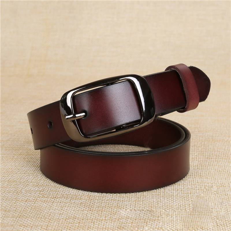 Womens Leather Belt Alloy Buckle Fashion Casual Wide Waist Strap Wear Daily