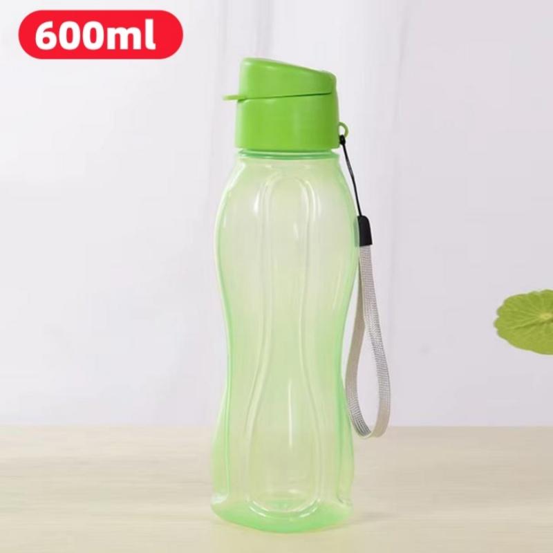 PP Sports Water Bottle 900ML/1L Portable Gym Water Drinking Bottle Outdoor Large Capacity Cup With Rope Leak-Proof Drink Bottle
