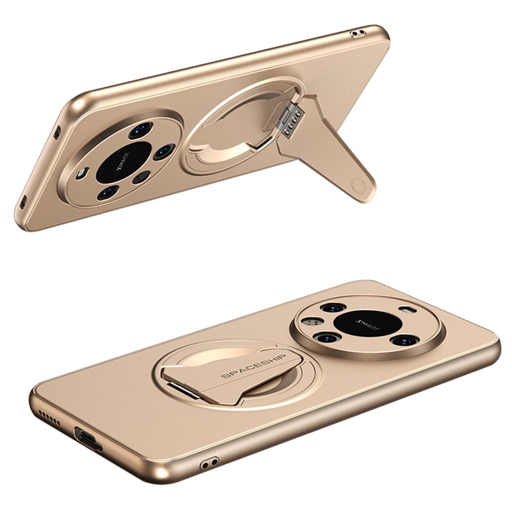 For Huawei Mate 60 Pro/Mate 60 Pro+ Case Compatible with MagSafe Hidden Kickstand Skin-Feel Matte PC TPU Phone Back Cover