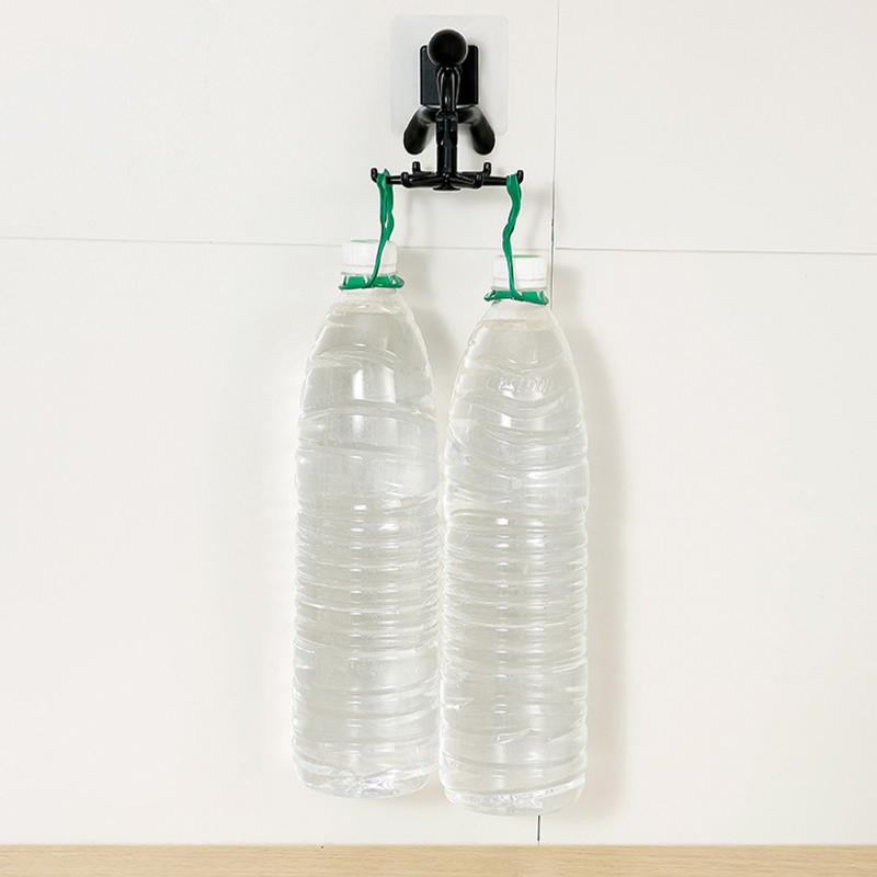 Für Küche Badezimmer Transparente Haken Starke Selbstklebende Wand Tür Hänger Saughaken Schwerlastregal Saugknopf