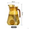 1100ML/1500ML Acrylic Water Carafe with Lid, for Homemade Juice And Iced Tea , A