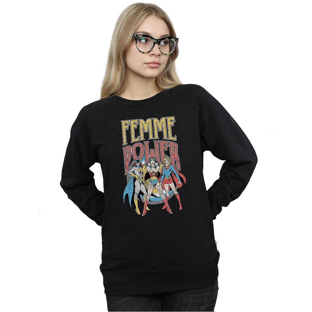 DC Comics Womens/Ladies Femme Power Wonder Woman Sweatshirt