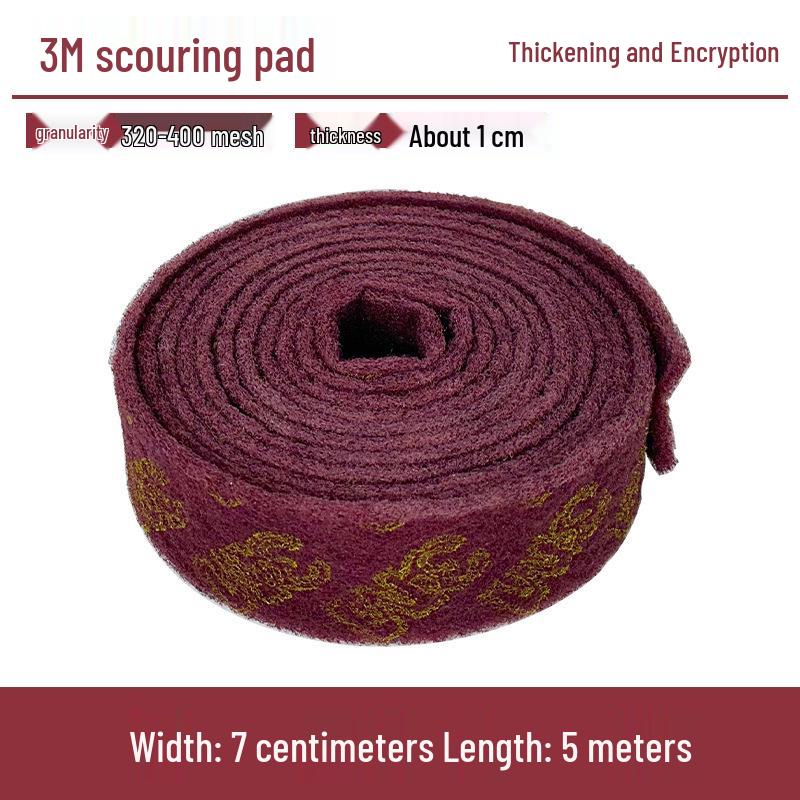 3M Stainless Steel Scouring Pad Roll for Kitchen Pot Brush & Rust Removal