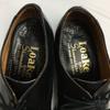 Loake Made In England Vintage Plain Toe Business Shoes Black Size 6EEE / 24.5-25.0cm Men's(USED)