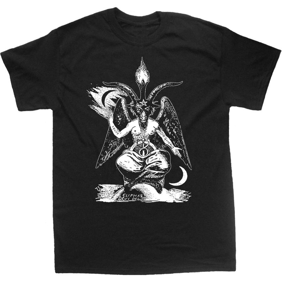 

Chat Noir Baphomet Shirt - Pentagram goat Mendes skull Occult Satanic Leviathan Cross 666 XXXXXL різнокольоровий