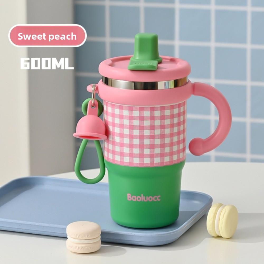 Edelstahl Kaffeebecher 600ml Thermoflasche Neuer Wasserbecher Geschenk