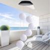 Solar Color Changing LED Crystal Ball Wind Chime Lamp Hanging Waterproof Outdoor Light Decor for Garden Yard Patio Courtyard