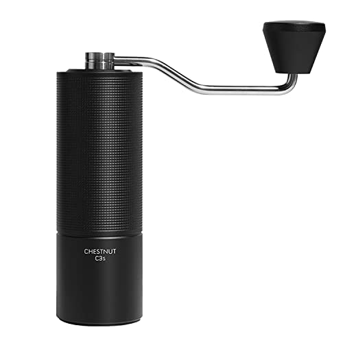 

TIMEMORE Kuriko C3S Hand Coffee Grinder, Manual Coffee Grinder with Stainless Steel Mortar, Adjustable Coarseness, Easy to Clean, Labor-Saving, Diamon