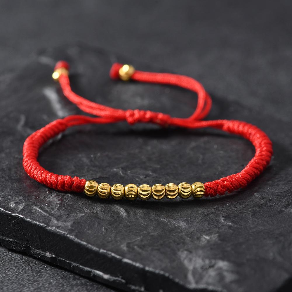 2024 Minimalist Adjustable Women's Bracelet with Copper Beads