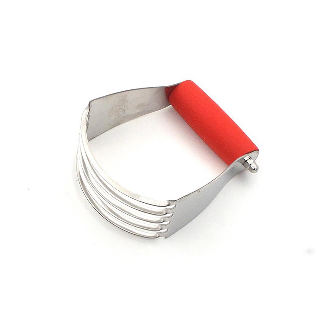 Professional- Dough Blender-, Pastry- Cutter Stainless Steel, Heavy Duty Pastry- Blender- And Dough Cutter With Blades