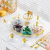 Middle Eastern Festival Fruit Tray Living Room Transparent Refreshment Tea Table Snacks Place Plate Candy Snack Plate