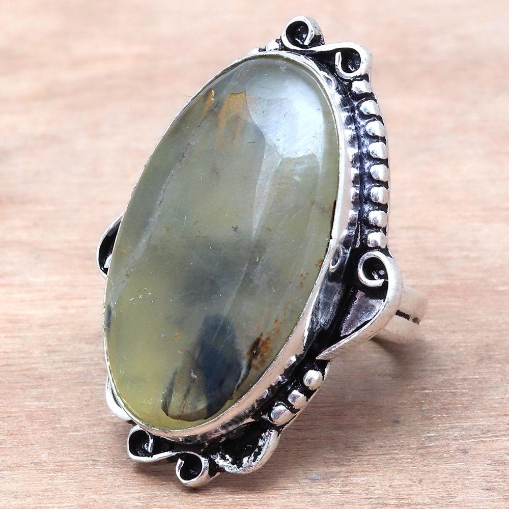 Newlite Jasper Gemstone Handmade Silver Jewelry  "8"
