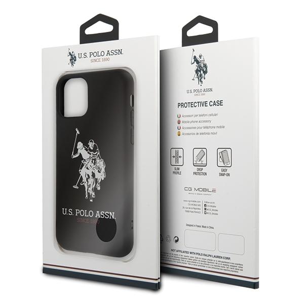 Etui Do iPhone 11 Pro Max US Polo Silicone Collection Czarne