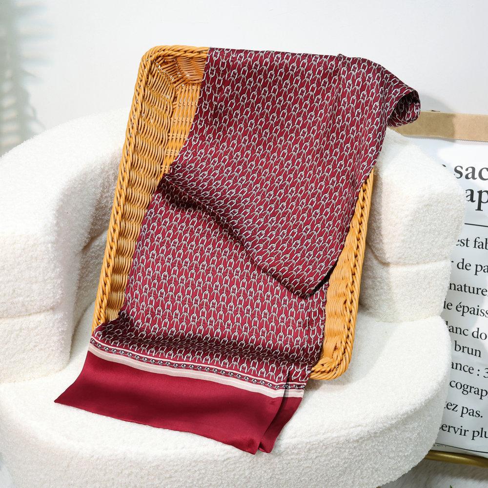 100 mulberry silk scarf, men s business leisure scarf, British scarf, trendy men s long silk scarf, high sense 135-175CM