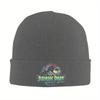 Jurassic Park Distressed Dino Movie Logo Knitted Hat for Women Men Beanie Autumn Winter Hats Acrylic Hip Hop Melon Cap