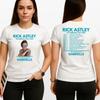 Camiseta Rick Astley Reflection Tour 2026 – Camiseta Unisex para Fans de la Música