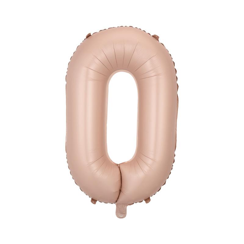 32 Inch Digital Balloon Rose Red Digital Caramel Color Medium Digital Helium Balloon Can Float