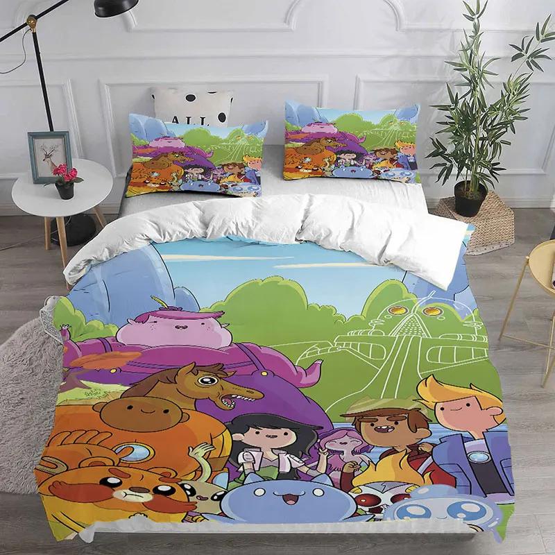 New Bravest Warriors Game Duvet Cover Pillowcase Bedding Set Adult Boy Girl Bedroom Decoration Children Gift Single Double Large
