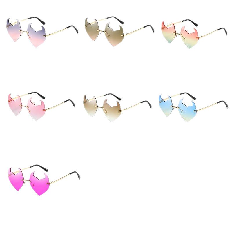 Trendy Stylish Irregular Sunglasses For Parties And Festivals With Uv380 Protection