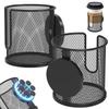 Anti Fall Magnetic Cup Holder Fully Covered Drink Holder Magnet Magnetic Car Cup Holder  Mower