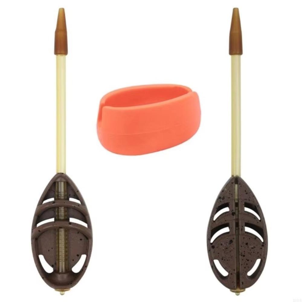 

Zinc Alloy Carp Fishing Method Feeder With Mould Quick Changed Bait Cage Long Casting 50g