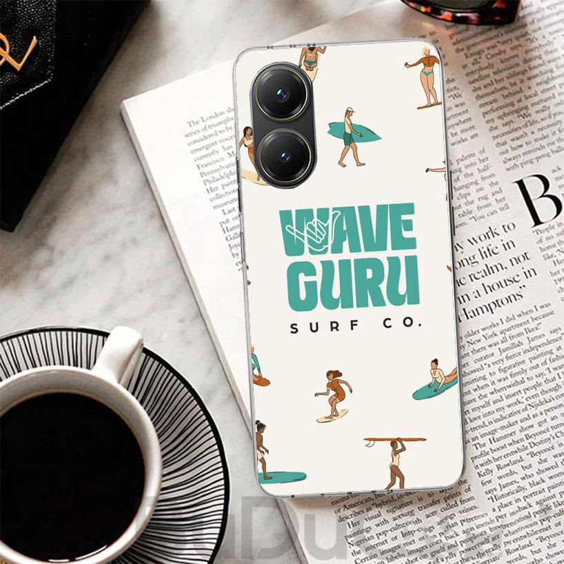 Surf Board Aesthetic Cover For Xiaomi Poco X7 X6 X5 Pro X3 Nfc F7 Ultra Phone Case F6 F5 X4 F4 Gt F3 M6 M5S M4 M3 Print Shell Po
