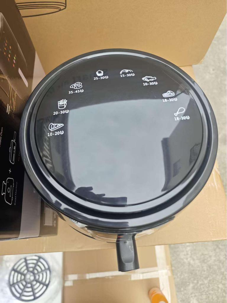 6L Smart Air Fryer with Visual Touchscreen - Large Capacity Automatic Electric Fryer & Oven for French Fries