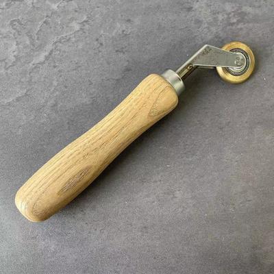 Wallpaper Seam Roller Edge Press Wood Aluminum Alloy, Hand Tool, Wall Paper Construction Tool