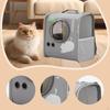 Backpack for Pets, Pet Carrier Bag, Double Shoulder Straps, Breathable, Spacious, Ideal Hiking,