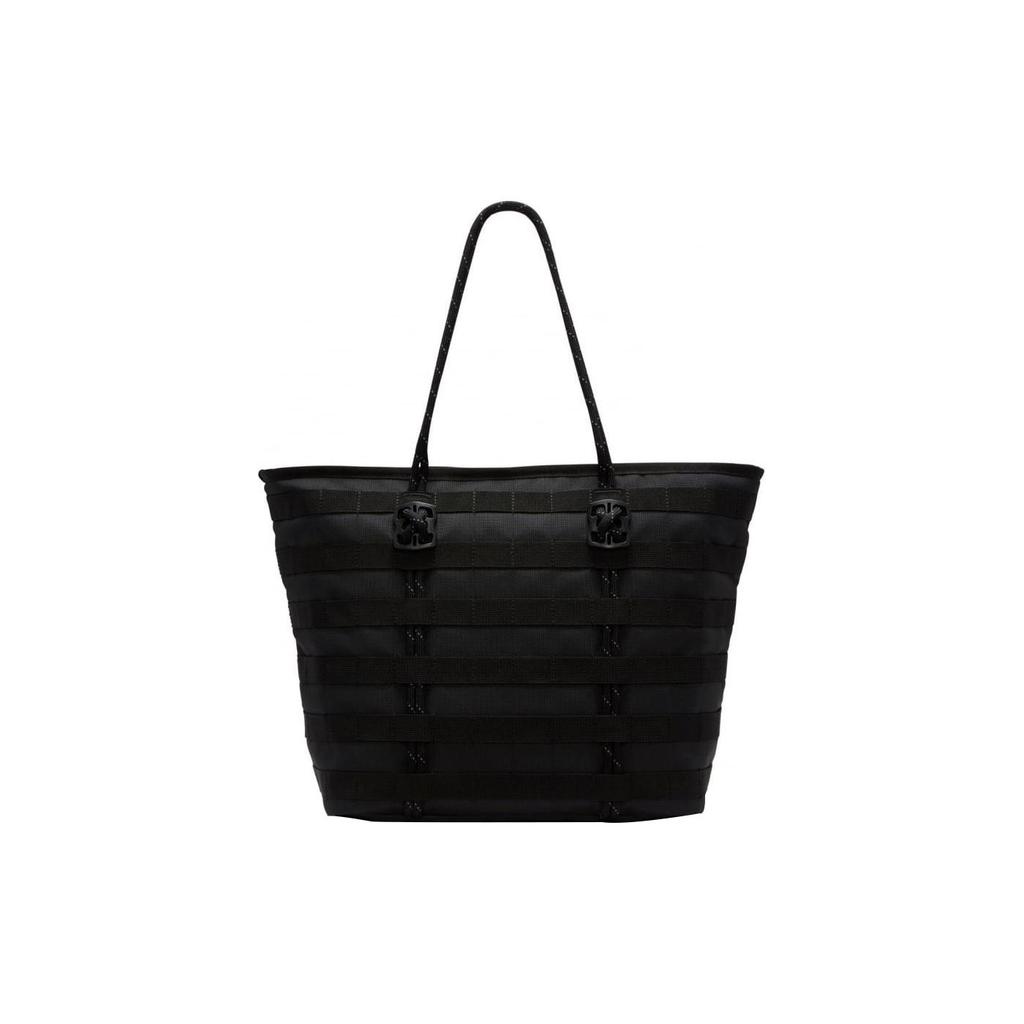 Nike Rpm Zipper Closure Large Capacity Polyester Tote Bag Unisex Tote Bags Black FJ0439010