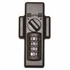 Nomuratec Comfortable Security Auxiliary Lock, Door Lock Guard, Dial Type, Inward/Outward Opening, Screw-Mounted, N-1072