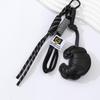 Yogodlns 1PC Braided Rope Bag Pendant Cute Pendant Cute Croissant Ins Bag Pendant Fashion Hanging Charm
