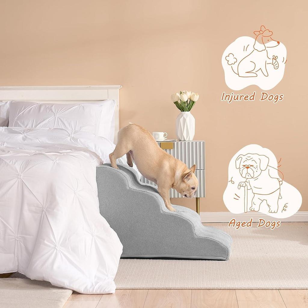 Slope Style Pet Climbing Ladder: Hot-Selling Dog & Cat Bunk Bed Sponge Steps