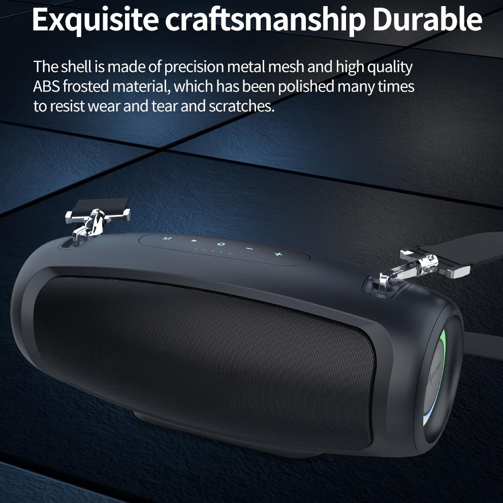 S37L 40W Tragbarer Bluetooth-Lautsprecher Ausgangsleistung Bluetooth-Lautsprecher mit Exzellenter Bassleistung HIFI-Lautsprecher