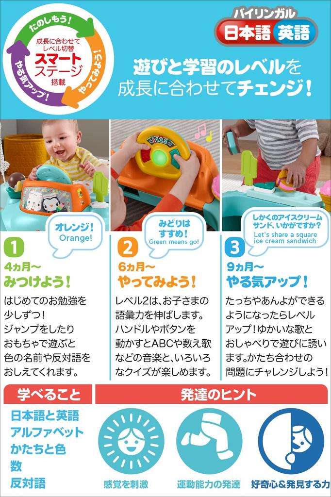 Fisher Price Spaß in den Sweets Jumperoo Monaten und HDY19 (Fisher-Preis) 2-Wege, langlebig, Auto! [6 hoch]