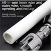Pipe Thread Cutting Tool Water Pipe Inner Outer Integrated Wire Cutter Pipe Thread Tool Electric Drill 4/6 Points Water Pipe