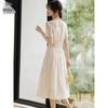 Women's A-Line Chiffon Midi Dress