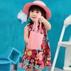Children Charm Princess Straw Baby Girl Sun Beach Hat Flower Cap & Handbag Lovely Summer