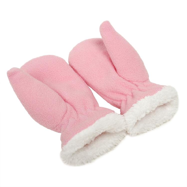 Girls Winter Gloves Soft Full Mittens Solid Color Thicken Outdoor Sports Mittens