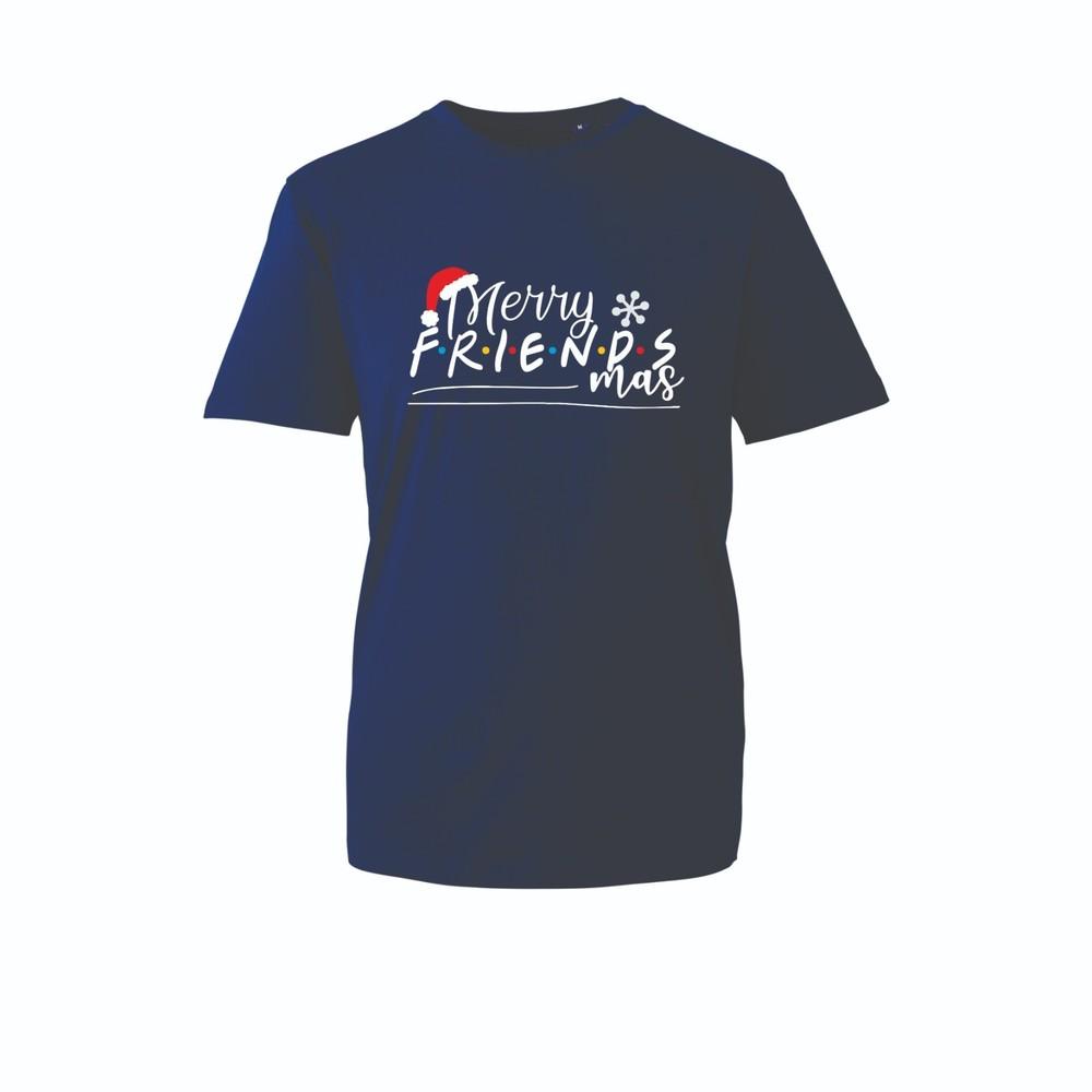 Friendsmas TShirt Merry Christmas Squad Tee Best Friends Holiday Shirt S