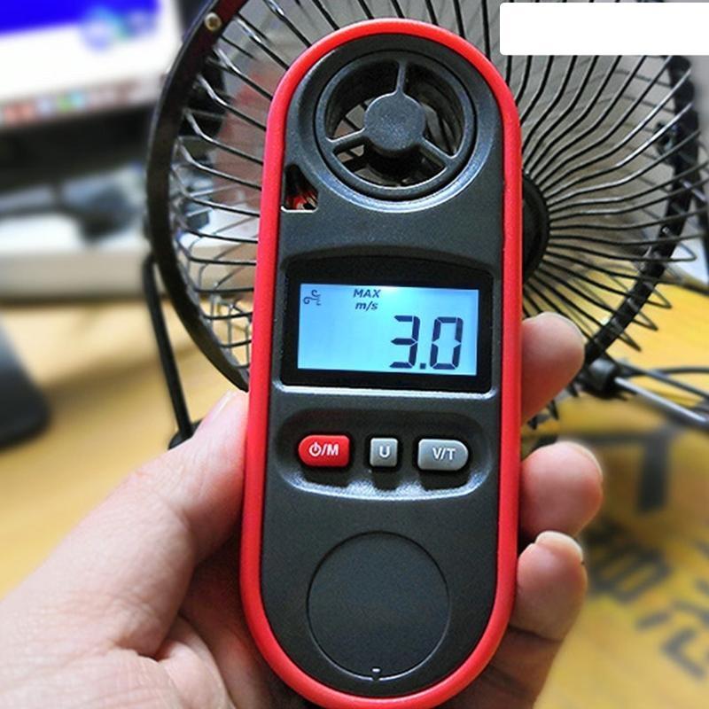 J0MC Efficient Anemometer Speed Meter for Measuring Wind Speed Temperature Accurately