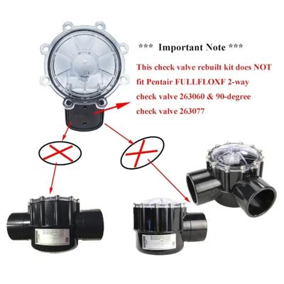 1 Set Check Valve And Check Valve 15x10x10cm For 5.1Cm CPVC Check Valves 263042 And 263042Z CPVC Check Valves Conversion Kit