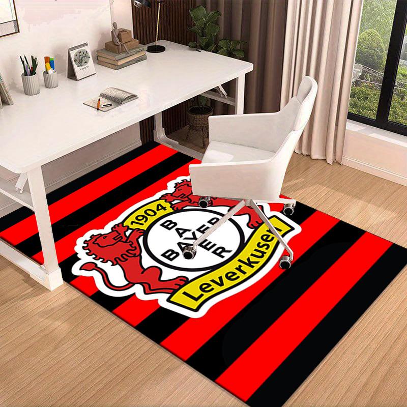 Football Club Emblem lion Carpet, Chair Rug,Rug for Office Bedroom living rooms, Doormat decor Fan Gift Christmas Gift