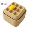Desktop Decorative Ornament Keychain Pendant, Mechanical Balance Figurine, 3D Printed Modern Artistic Modeling Piece Stress Relief Fidget Toy, Waffles