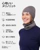 [DANISH ENDURANCE] Merino Neck Gaiter One Size Gray 1-pack