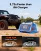 Smart Battery Charger, 30A, 6V 12V 24V LiFePO4 Lead-Acid (Gel/AGM) Lithium Car Battery Charger, with LCD Display, Trickle Charging Maintainer